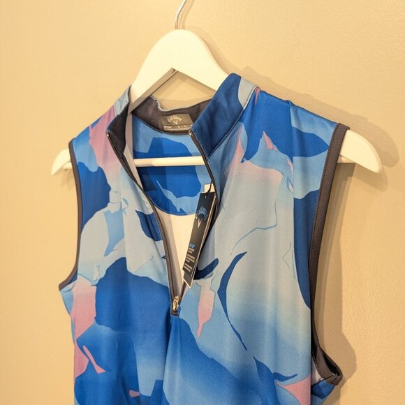 Callaway OPTI-DRI Golf Dress Abstract Print Golf Tennis Athleisure - Size M - Picture 3 of 6